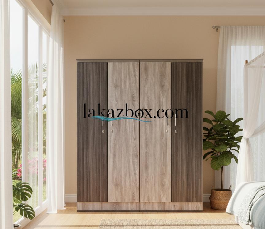 psv6uppsv6uppsv6 WARDROBE 4 DOOR WITHOUT DRAW ( MEUBLE 4 PORTE SANS TIROIR) EFEC - Image 1