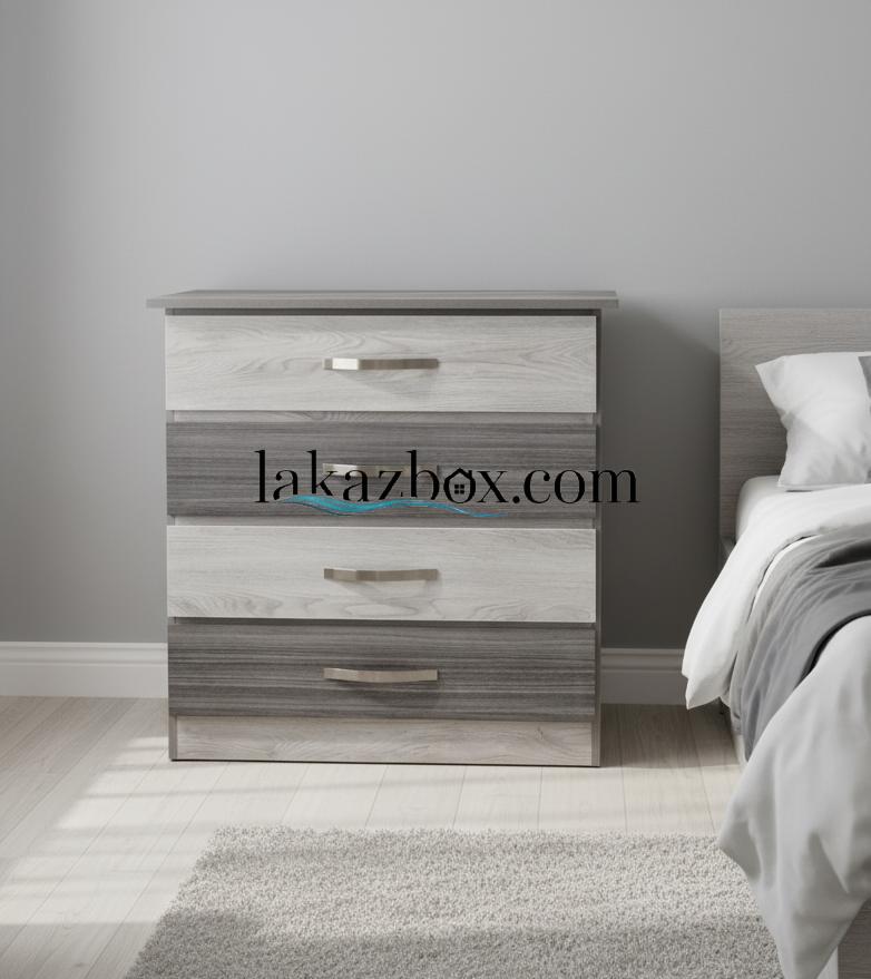 rodtdtrodtdtro DRAWER CHEST 4 DRAWERS ( COMMODE 4 TIROIRS) FAIRY EFEC - Image 1