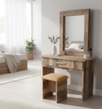 MAKE UP TABLE + STOOL ( COIFFEUSE)